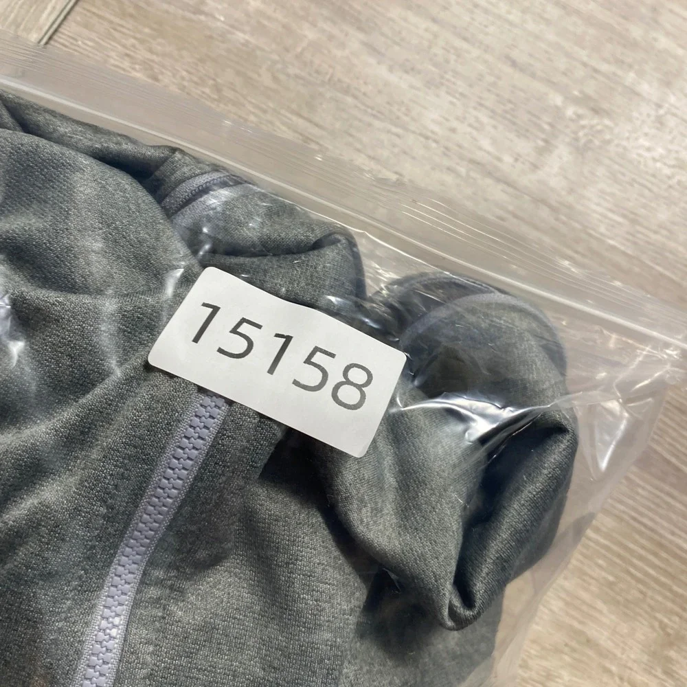 The North Face Full Zip Jacket Mens Large Gray Heathered Hiking Activewear A2VE4